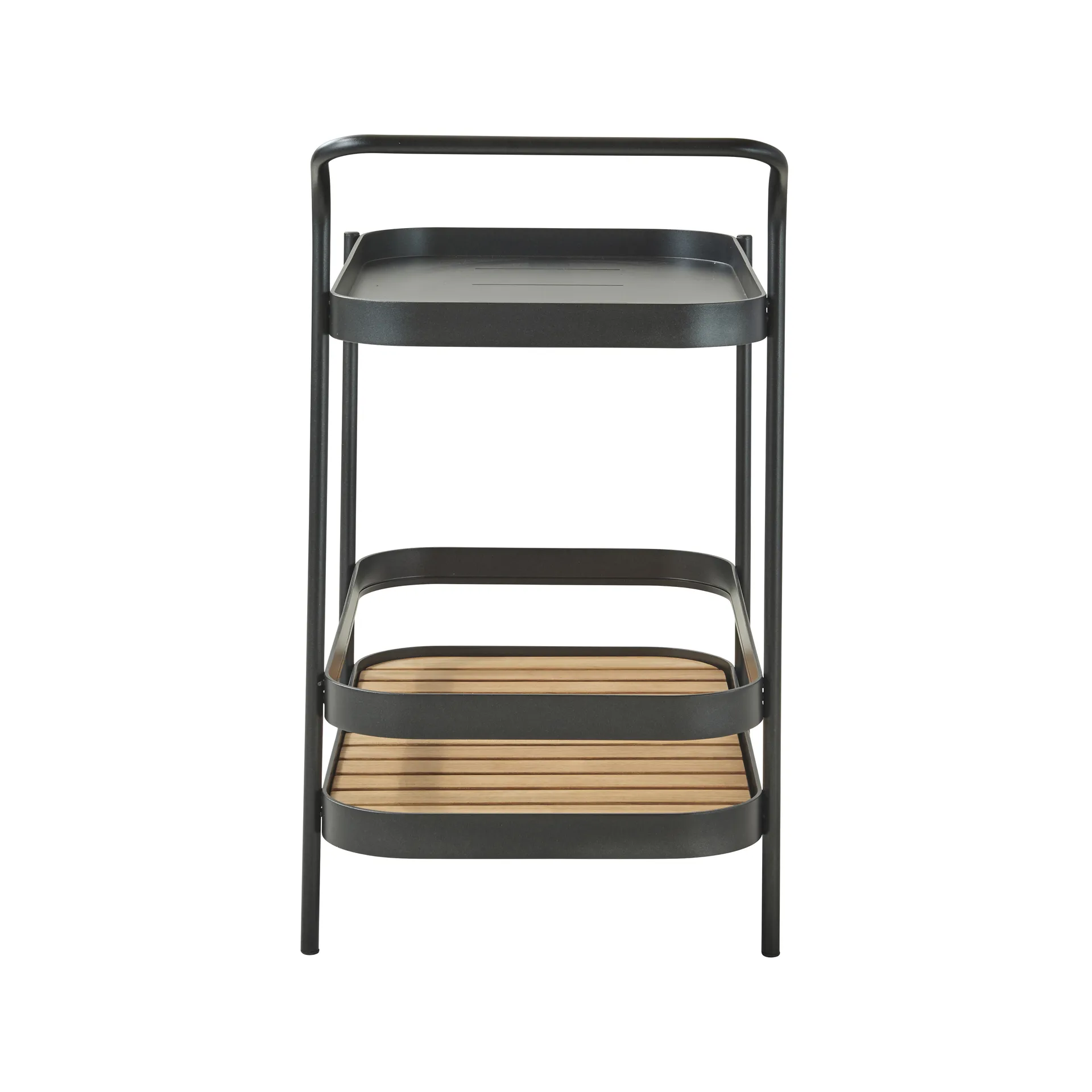 Roll serving trolley, Lava grey, incl. teak tabletop Cane-line