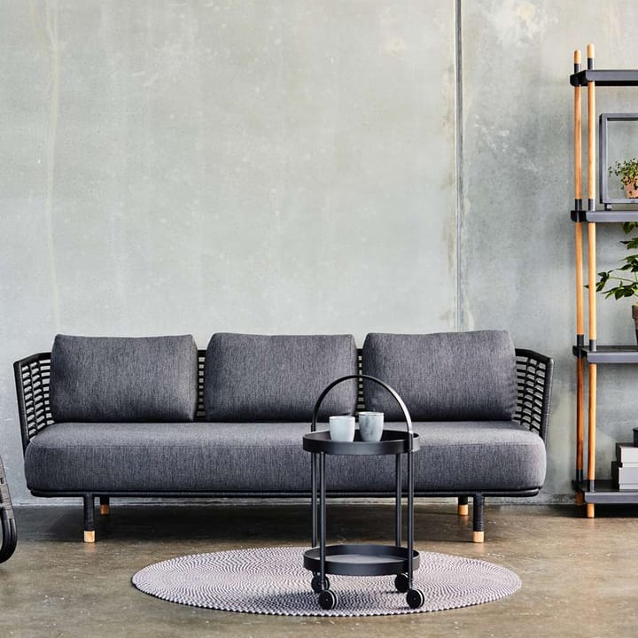 Roll trolley, Lava grey Cane-line