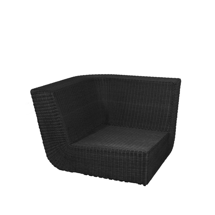 Savannah modular sofa - Black, corner - Cane-line