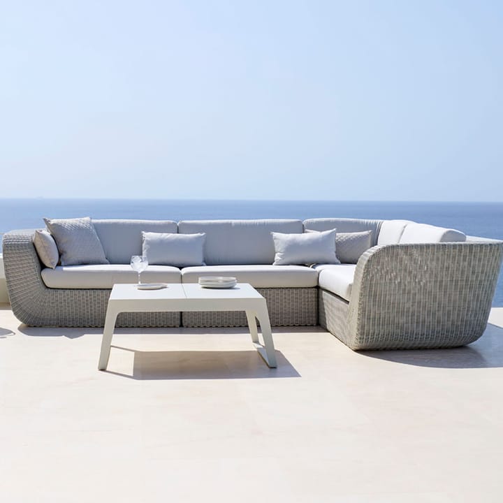 Savannah modular sofa, White grey, corner Cane-line