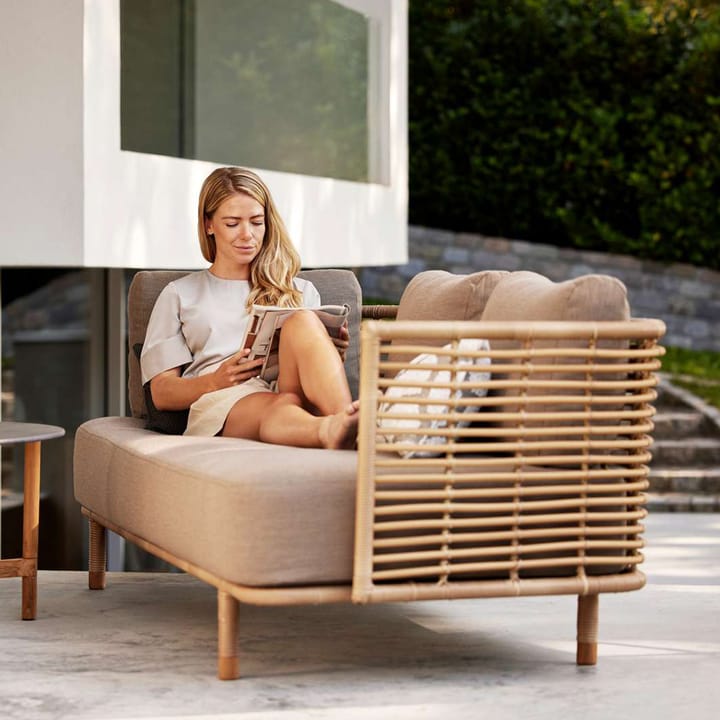 Sense sofa 3-seater weave, AirTouch taupe Cane-line