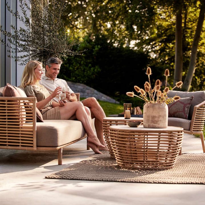 Sense sofa 3-seater weave, AirTouch taupe Cane-line
