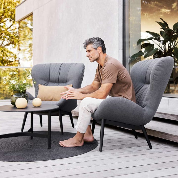Serene lounge armchair - Cane-Line Airtouch grey - Cane-line