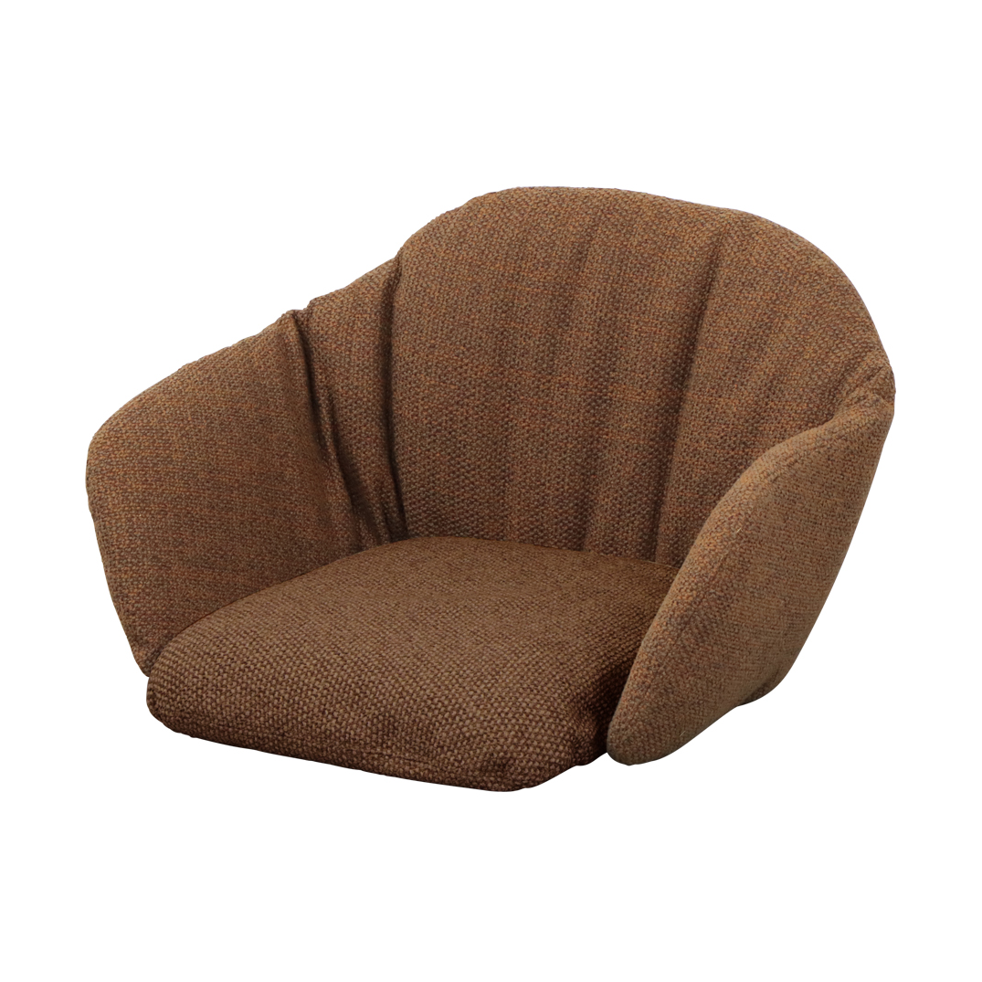 Cane-line Stay chair cushion set Umber brown (Rise)