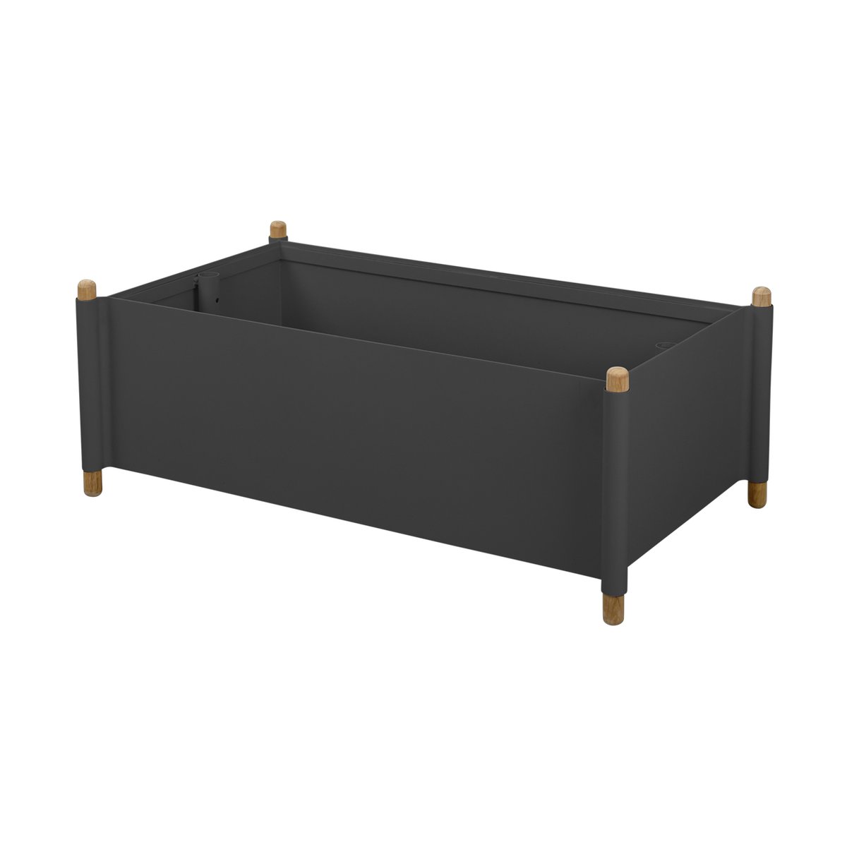 Cane-line Sticks flower box 57x103 cm Lava grey | Scandinavian Design | Flower pots | Grey
