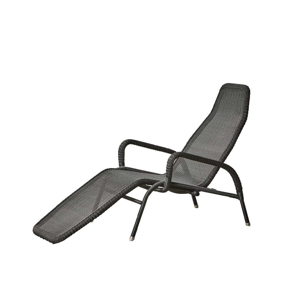 Cane-line Sunrise sun lounger Graphite | Scandinavian Design | Grey