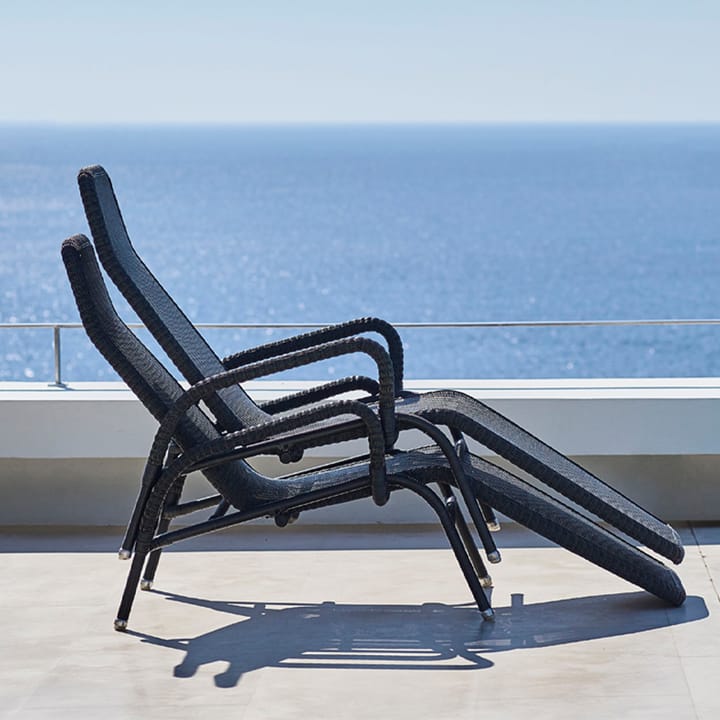 Sunrise sun lounger, Graphite Cane-line
