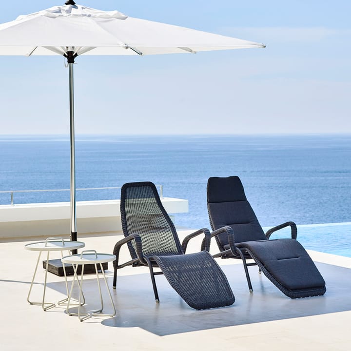 Sunrise sun lounger, Graphite Cane-line