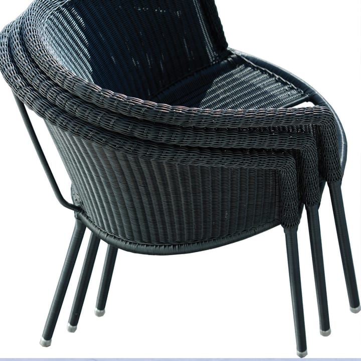 Trinity armchair, Graphite Cane-line