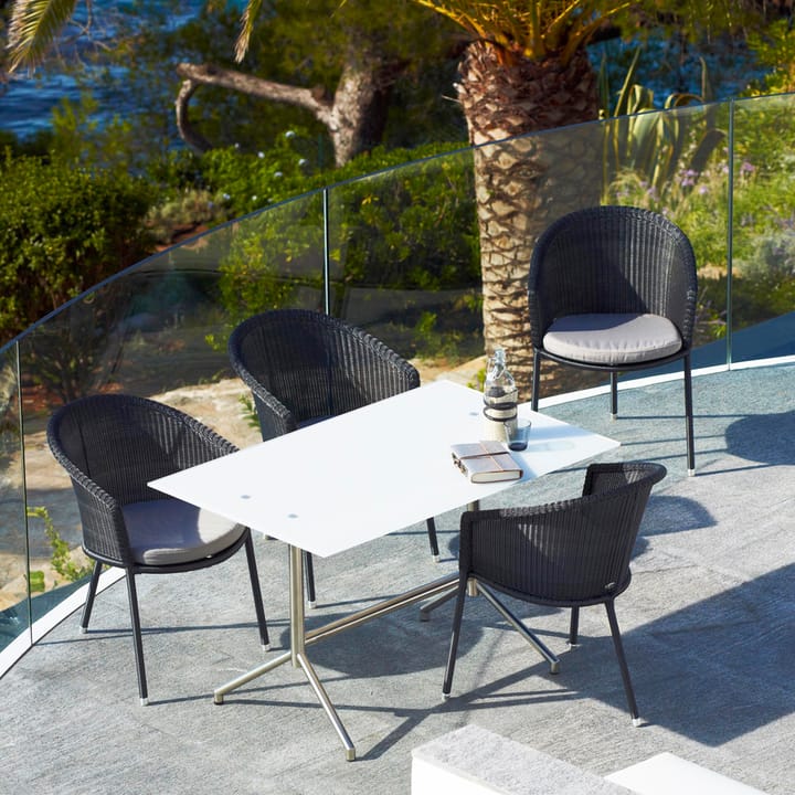 Trinity armchair, Graphite Cane-line