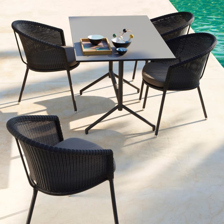 Trinity armchair, Graphite Cane-line