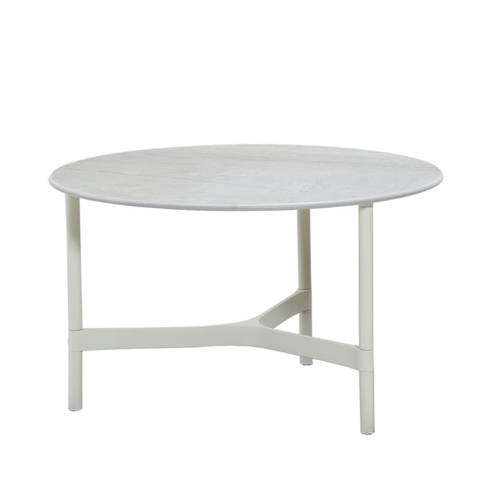 Twist coffee table medium Ø70 cm - Fossil grey-white - Cane-line