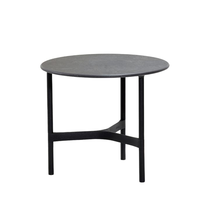 Twist coffee table small Ø45 cm - Fossil black-lava grey - Cane-line