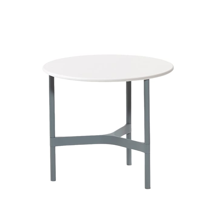 Twist coffee table small Ø45 cm - White-light grey - Cane-line