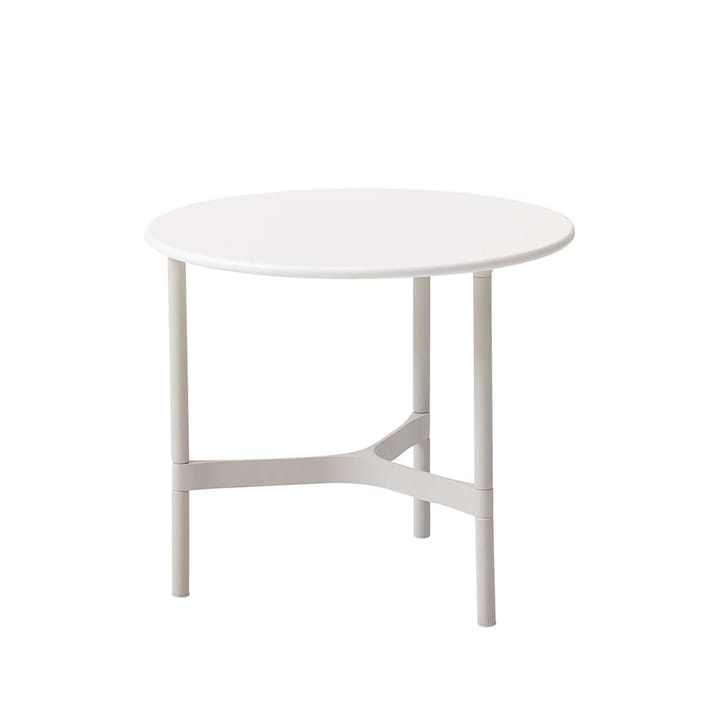 Twist coffee table small Ø45 cm - White-white - Cane-line
