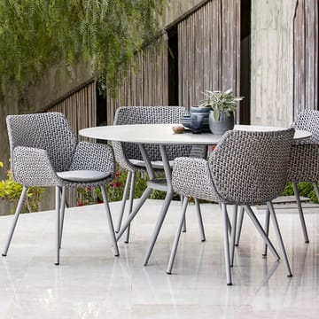 Vibe chair - Light grey/grey/taupe - Cane-line