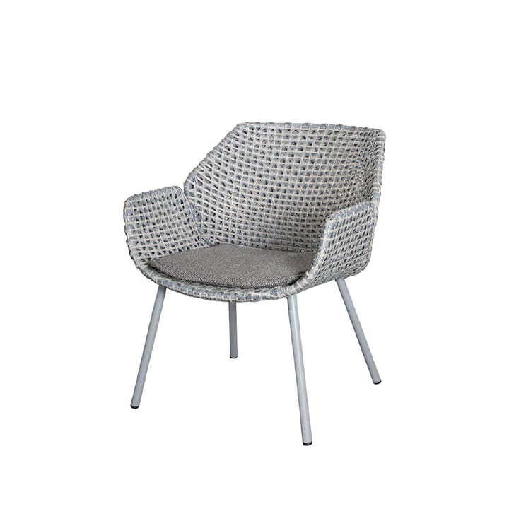 Vibe lounge armchair cushion - Cane-Line wove dark grey - Cane-line