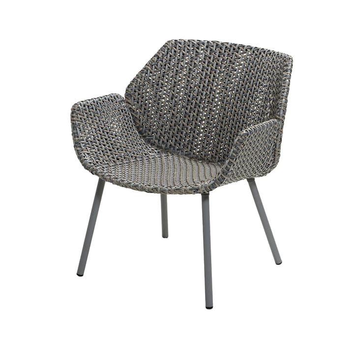 Vibe lounge armchair - Light grey/grey/taupe - Cane-line
