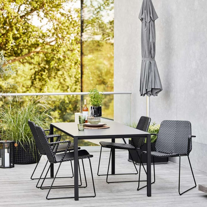 Vision armchair, Black Cane-line