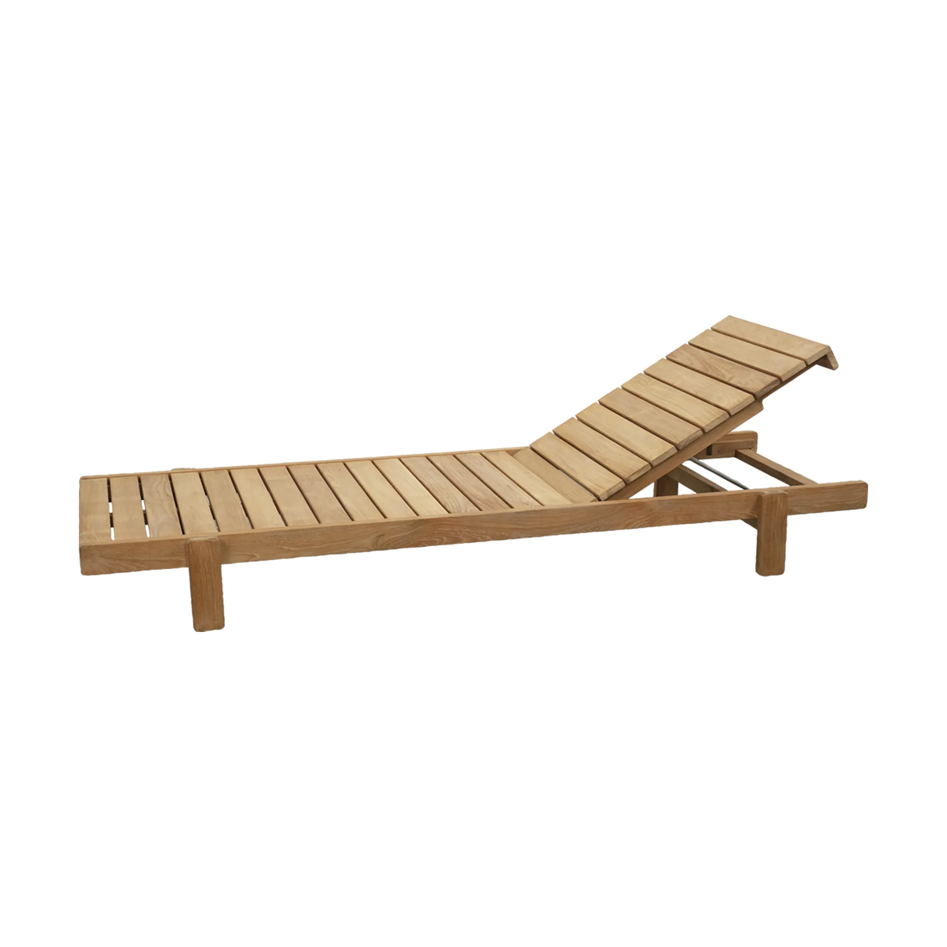 Vista sun lounger, Teak Cane-line