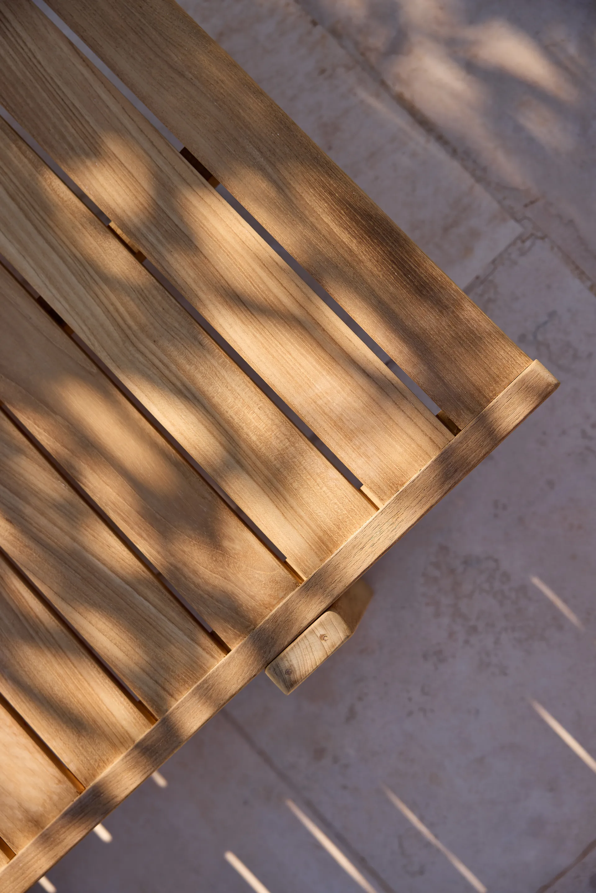 Vista sun lounger, Teak Cane-line