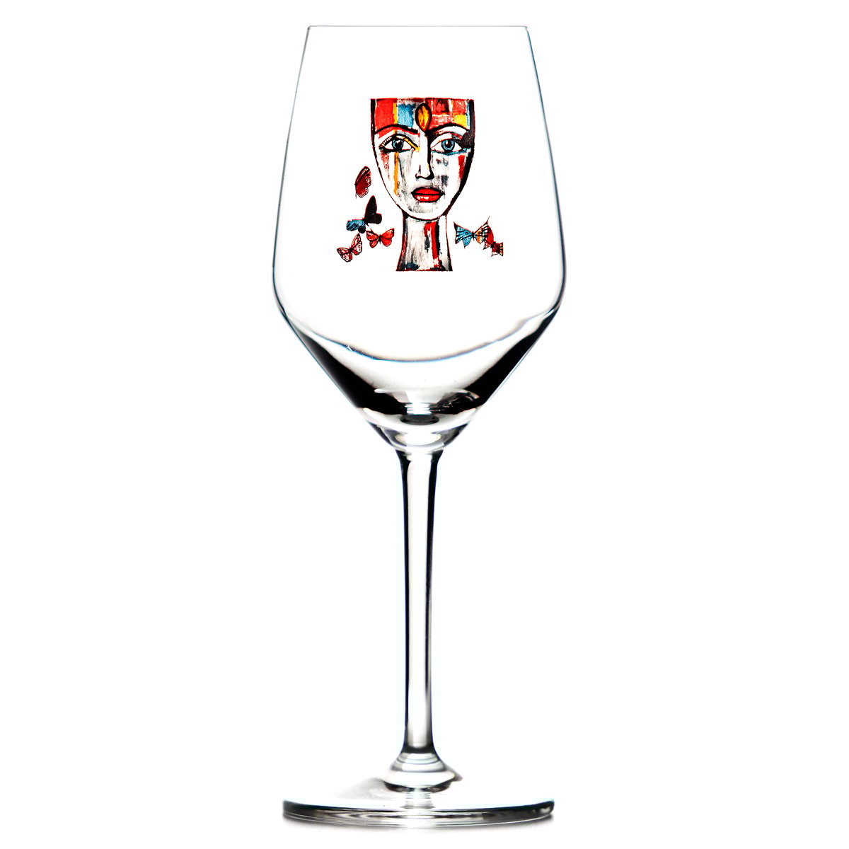 Carolina Gynning Butterfly Messenger rosé/white wine glass 40 cl