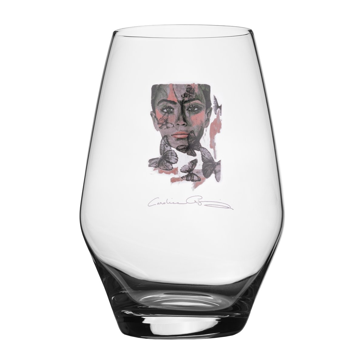 Carolina Gynning Butterfly Queen drinking glass 35 cl