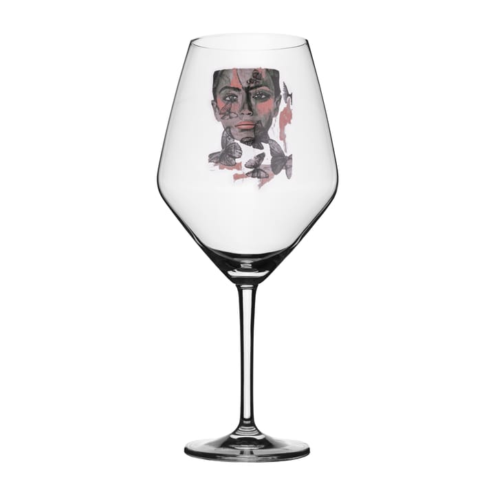 Butterfly Queen red wine glass - 75 cl - Carolina Gynning