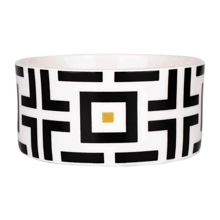 DECO bowl 50 cl - White-black - Carolina Gynning