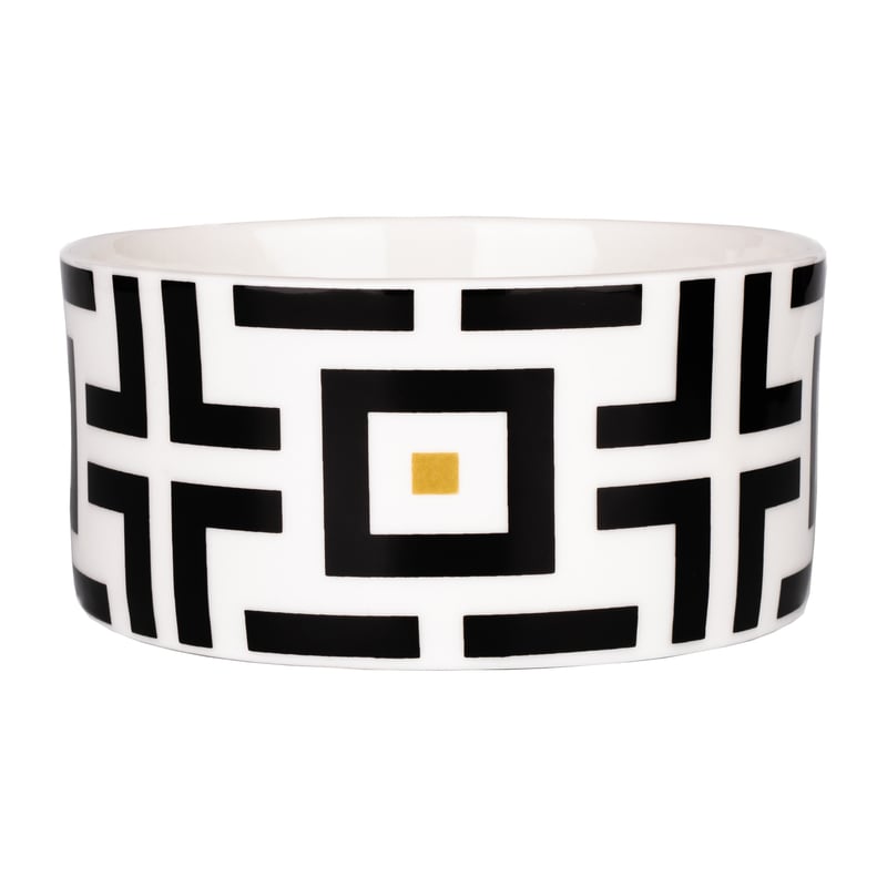 Carolina Gynning DECO bowl 50 cl White-black