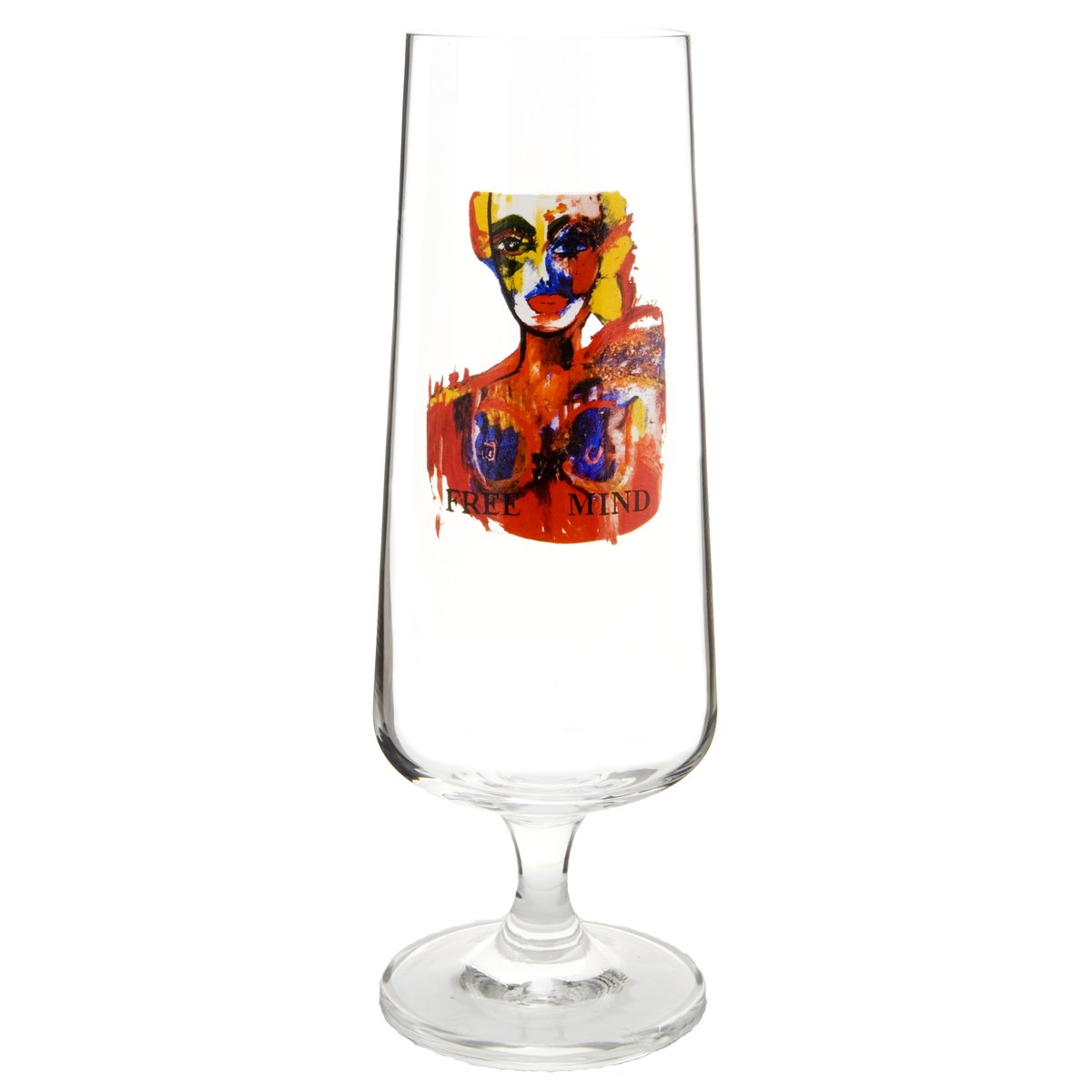 Carolina Gynning Free Mind beer glass 50 cl | Scandinavian Design | Beer glasses | Blue