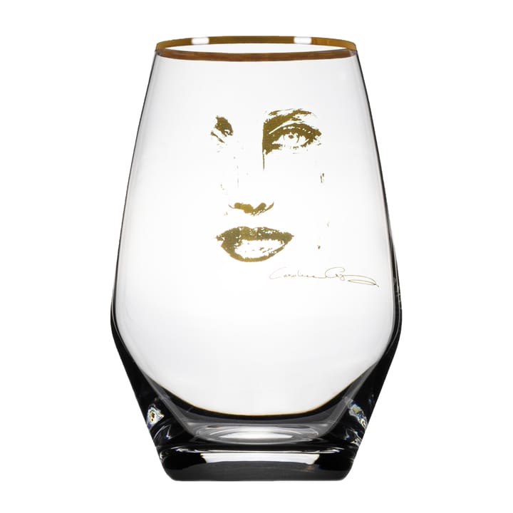 Gold Edition Piece of Me drinking glass - 35 cl - Carolina Gynning