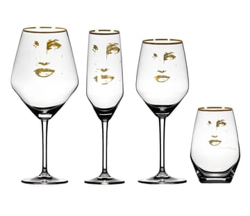 Gold Edition Piece of Me rosé-/white wine glass - 40 cl - Carolina Gynning
