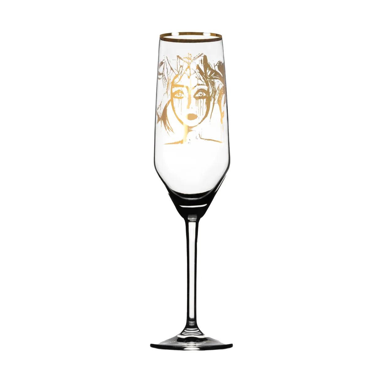 Carolina Gynning Gold Edition Slice of Life champagne glass 30 cl