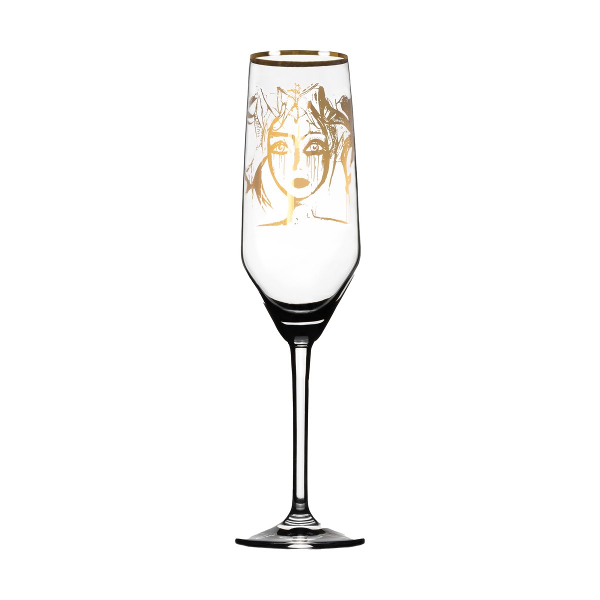 Carolina Gynning Gold Edition Slice of Life champagne glass 30 cl