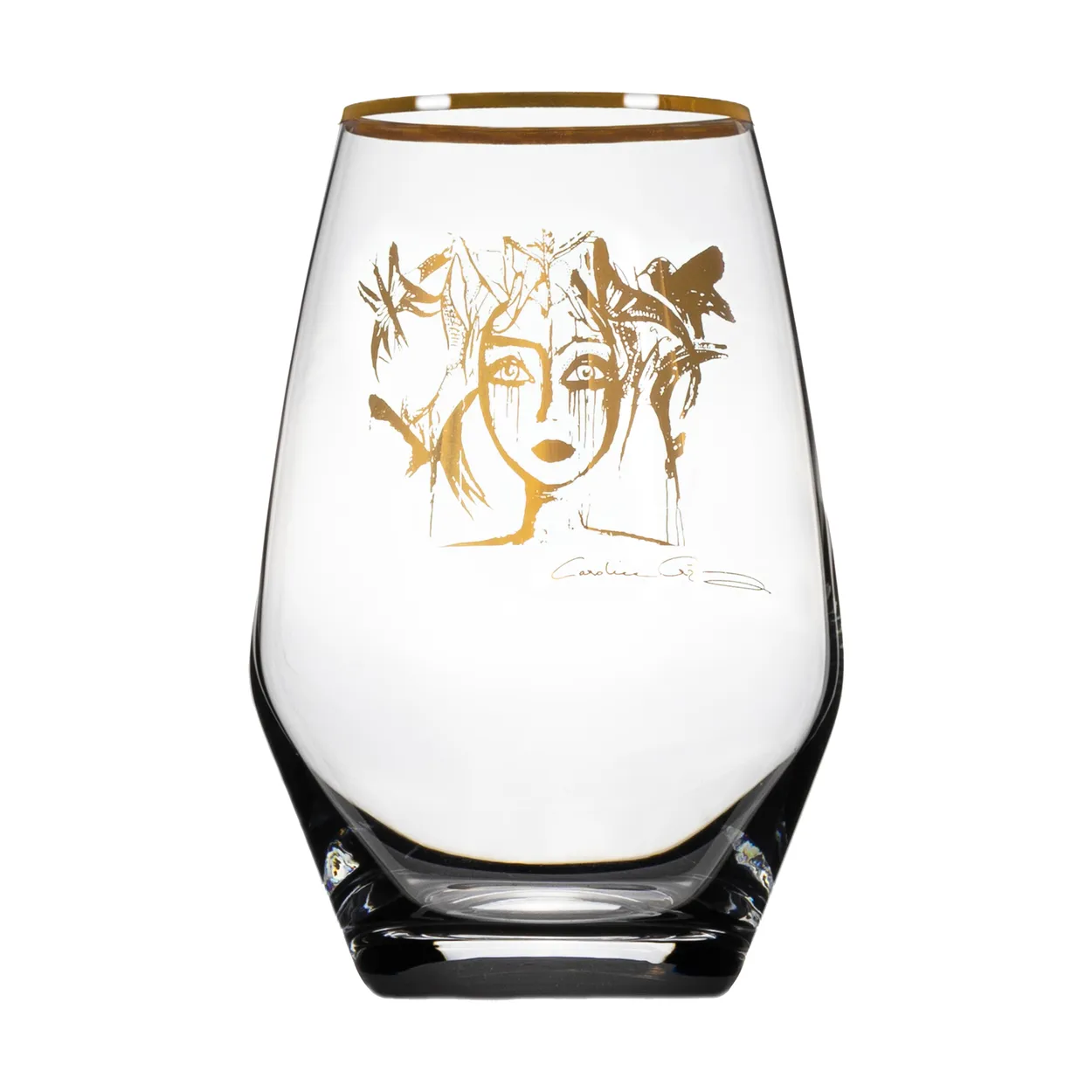 Carolina Gynning Gold Edition Slice of Life drinking glass 35 cl