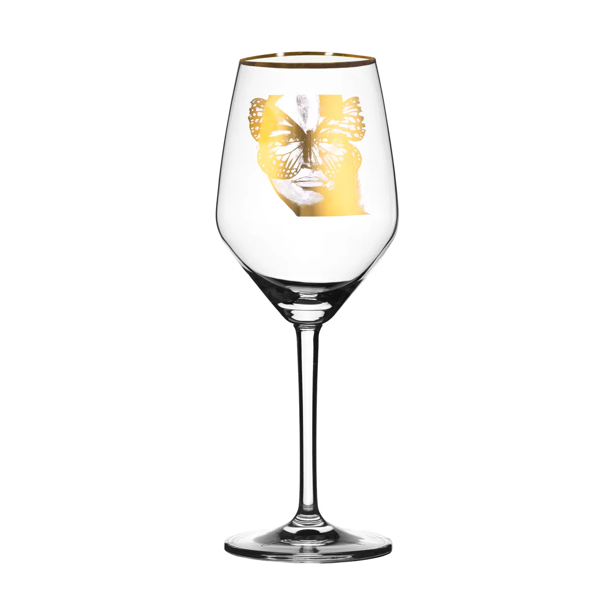 Carolina Gynning Golden Butterfly rosé glass 40 cl Gold