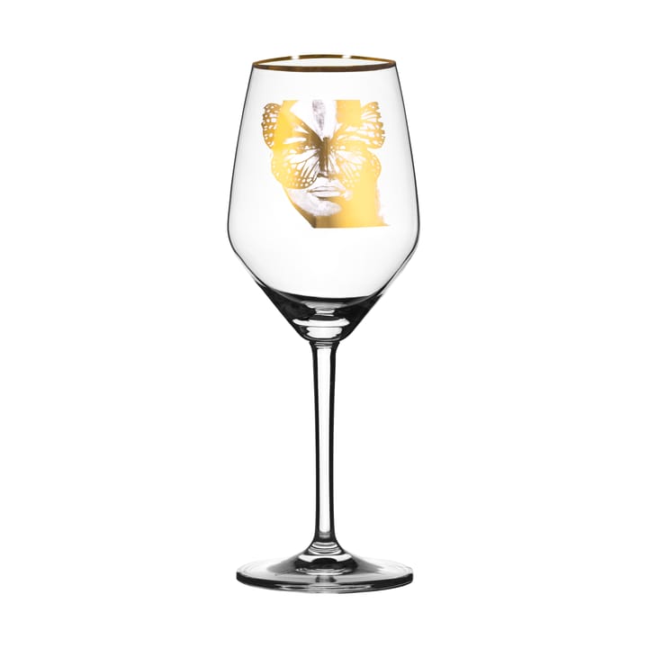 Golden Butterfly rosé glass 40 cl - Gold - Carolina Gynning