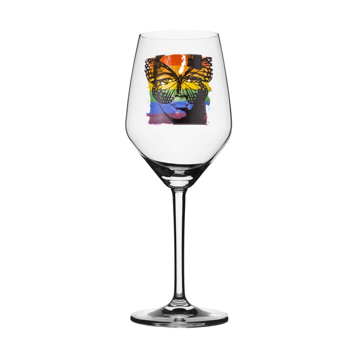 Golden Butterfly rosé glass 40 cl - HBTQ - Carolina Gynning
