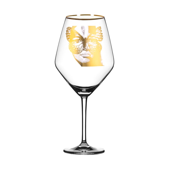 Golden Butterfly wine glass 75 cl - Gold - Carolina Gynning