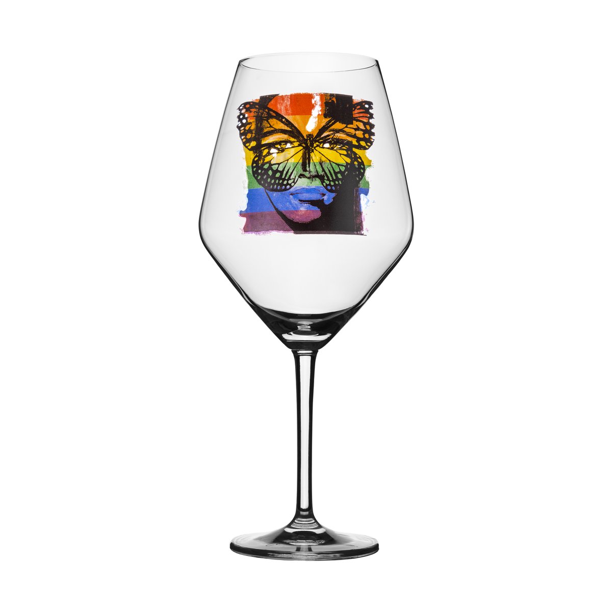 Carolina Gynning Golden Butterfly wine glass 75 cl HBTQ
