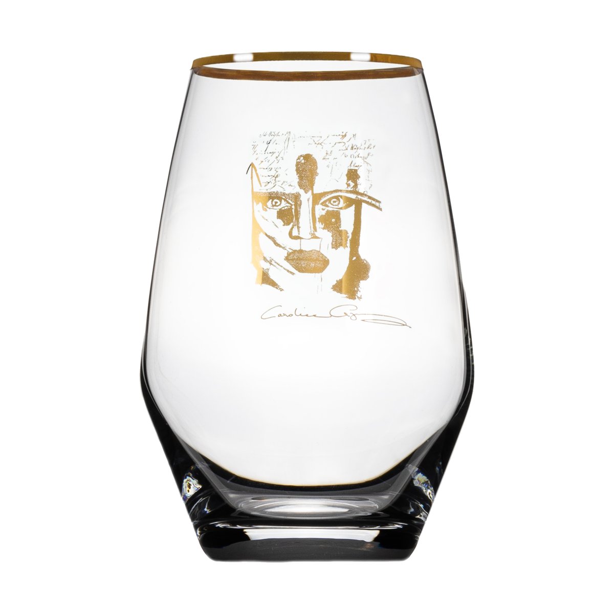 Carolina Gynning Golden Dream drinking glass 35 cl | Scandinavian Design | Drinking glasses & tumblers | Gold-coloured