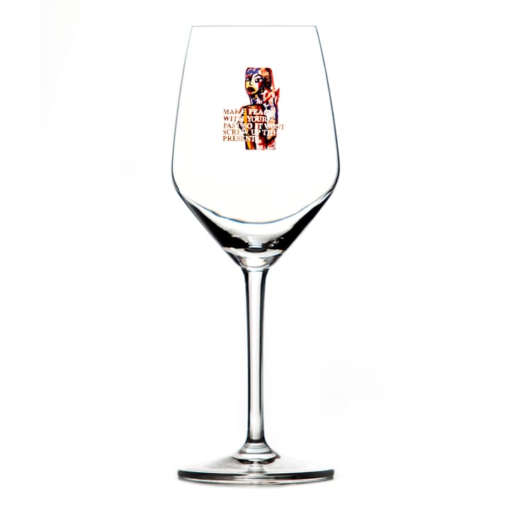 Make Peace rosé/white wine glass - 40 cl - Carolina Gynning