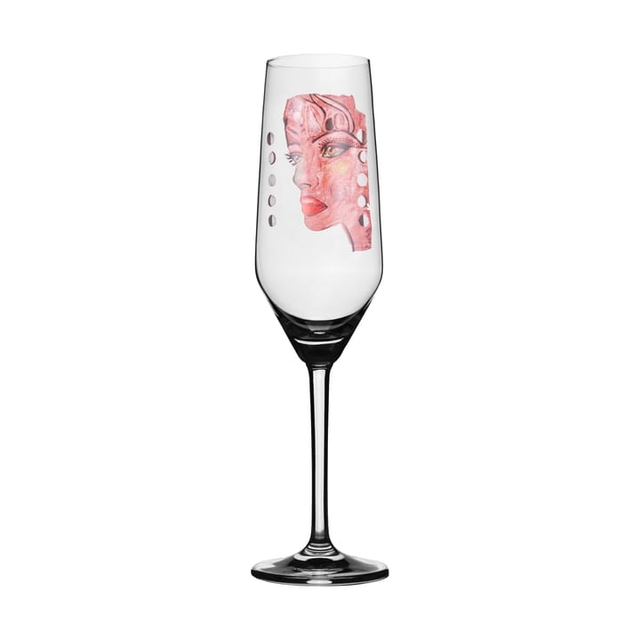Moonlight Queen champagne glass 30 cl - Pink - Carolina Gynning