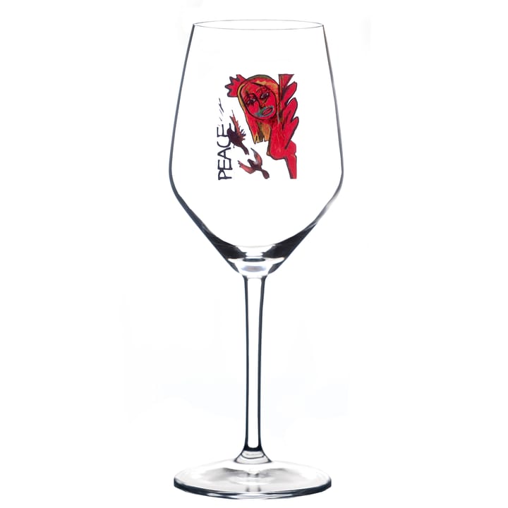Scream Peace rosé/white wine glass - 40 cl - Carolina Gynning