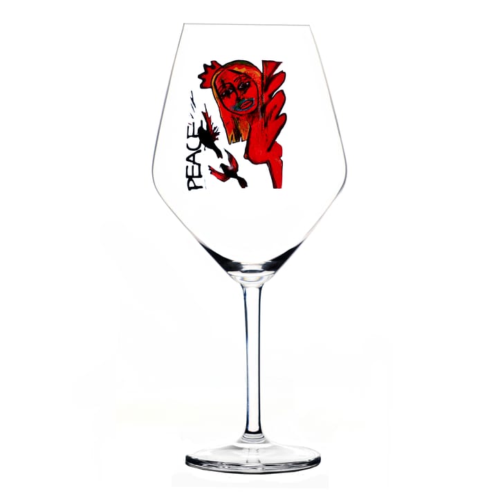 Scream Peace wine glass - 75 cl - Carolina Gynning