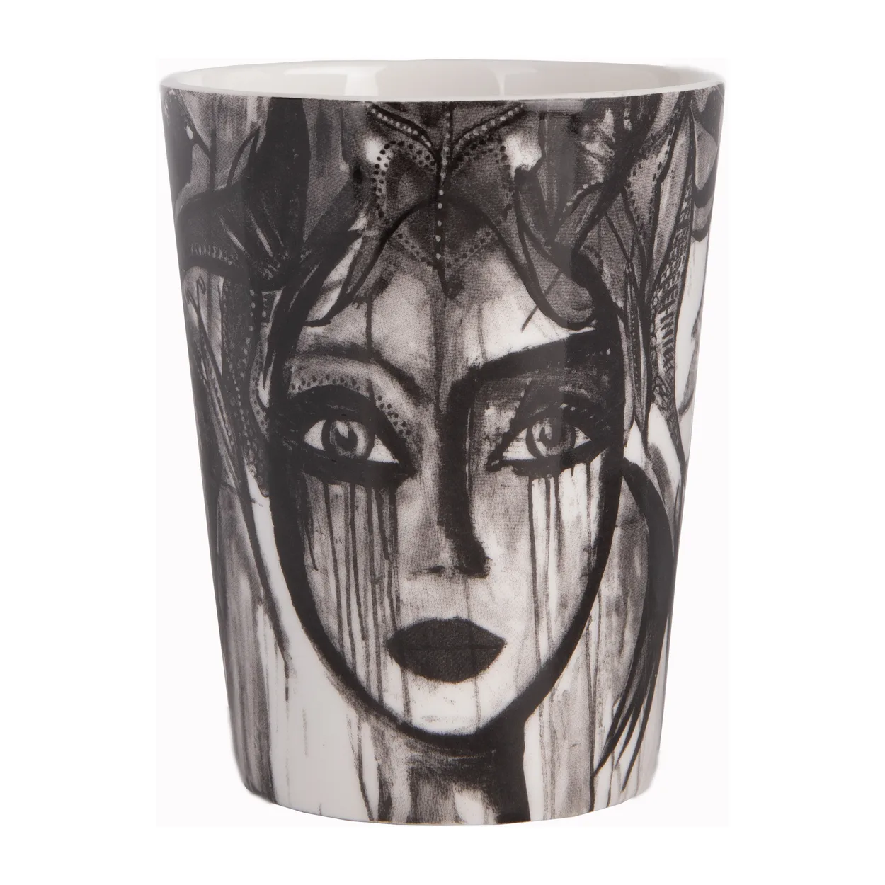 Carolina Gynning Slice of Life B/W mug 35 cl | Scandinavian Design | Coffee cups | Black