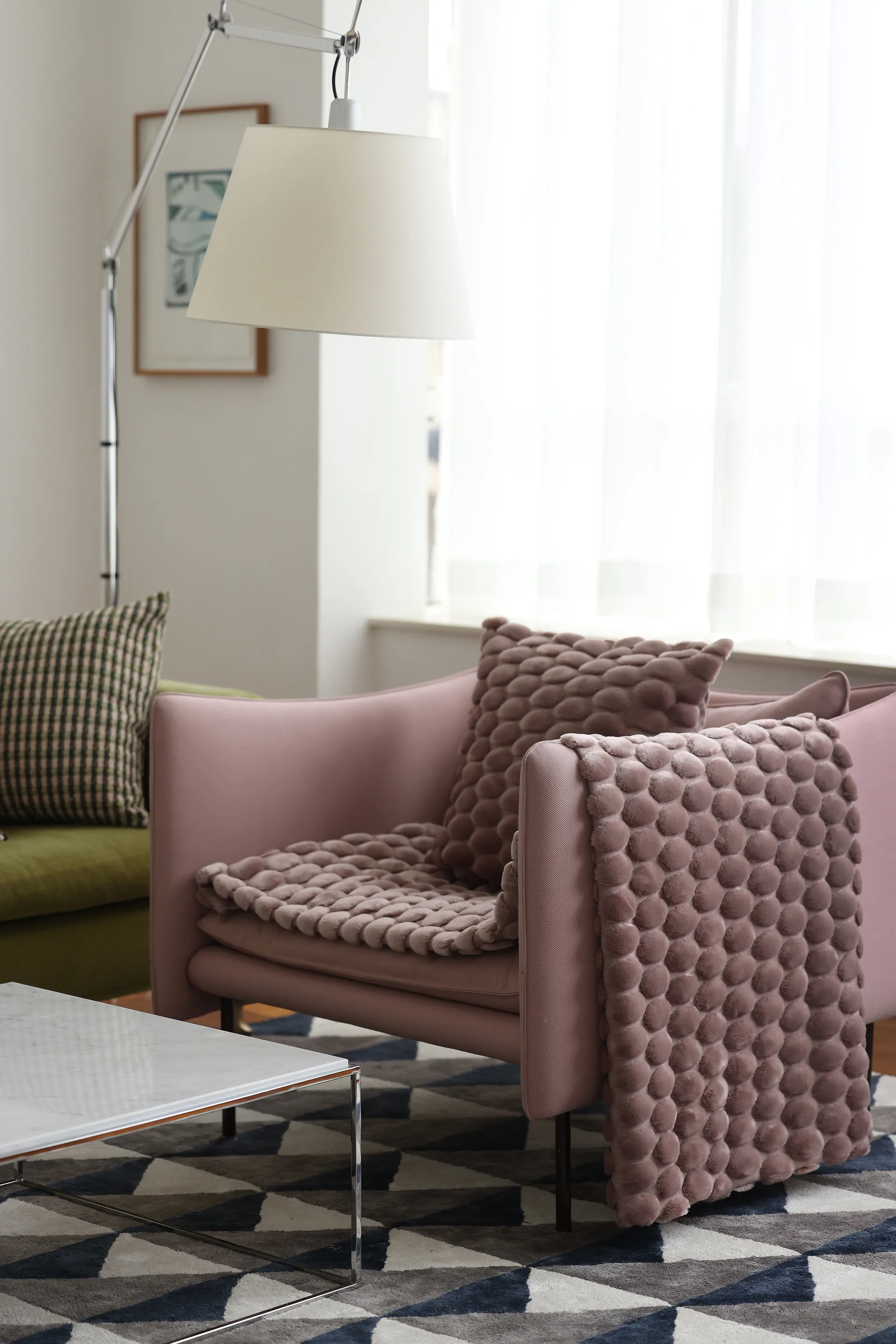 Egg Collection pillow cover 50x50 cm, Pink Ceannis