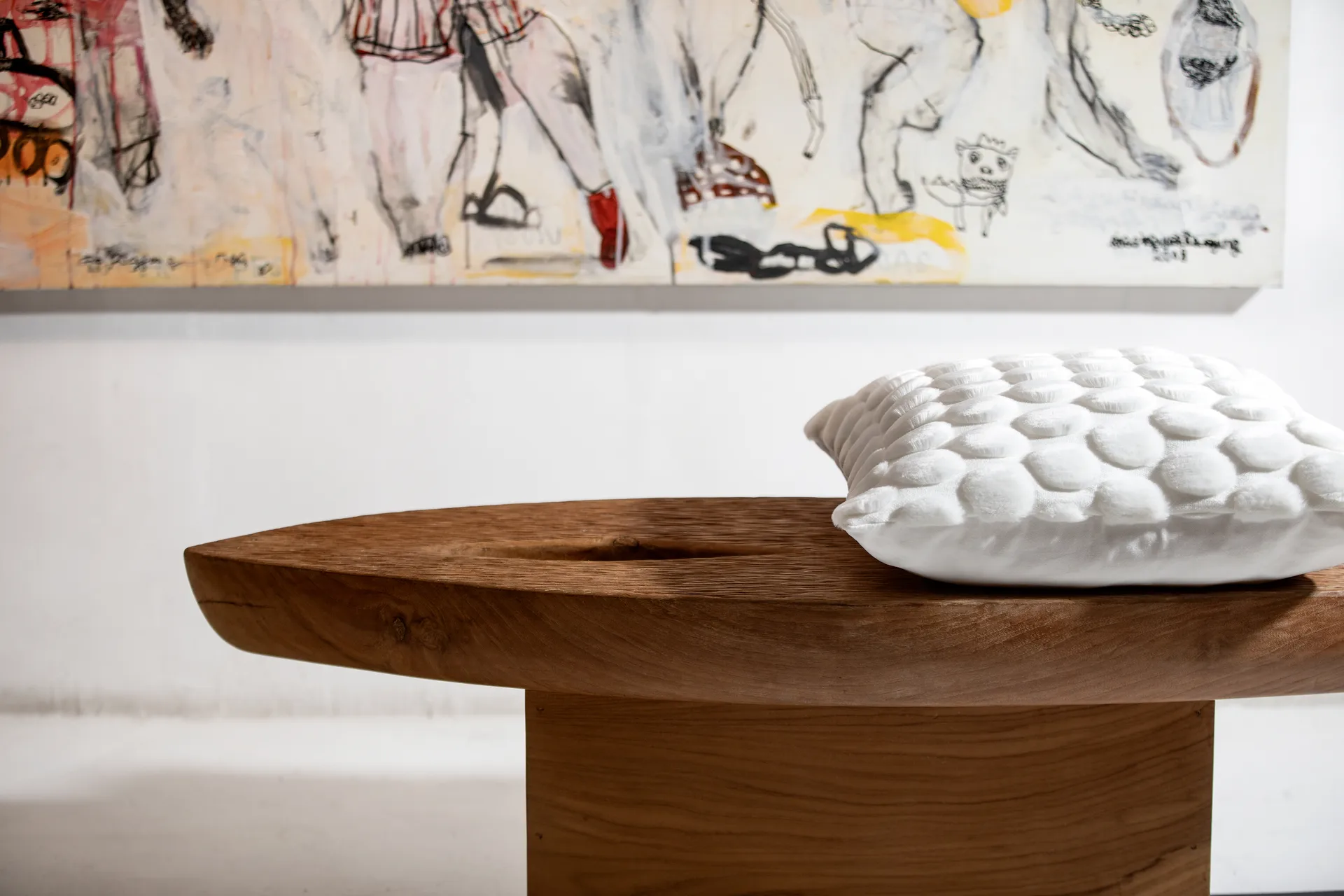 Egg Collection pillow cover 50x50 cm, White Ceannis
