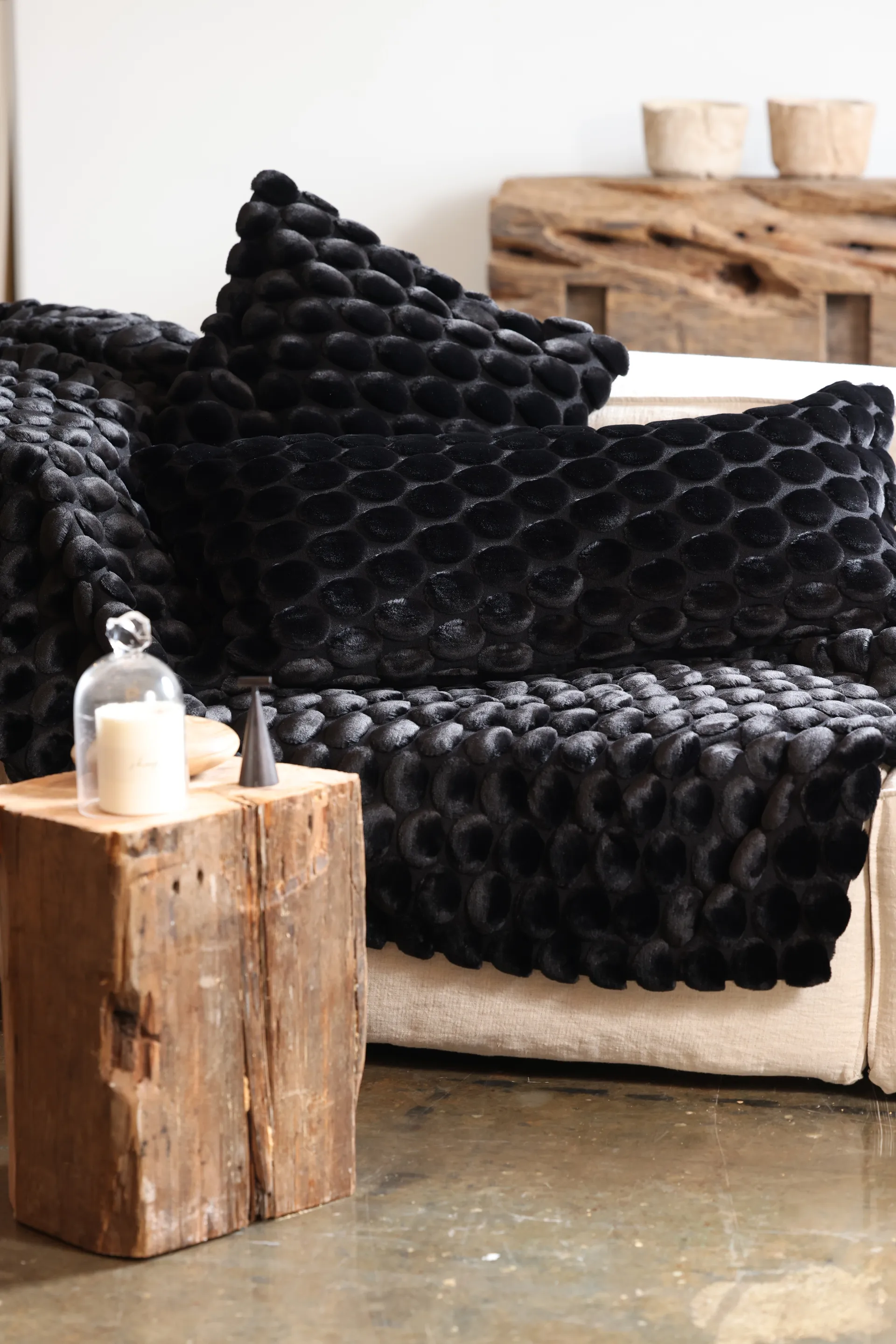 Egg Collection rug 170x130 cm, Black Ceannis